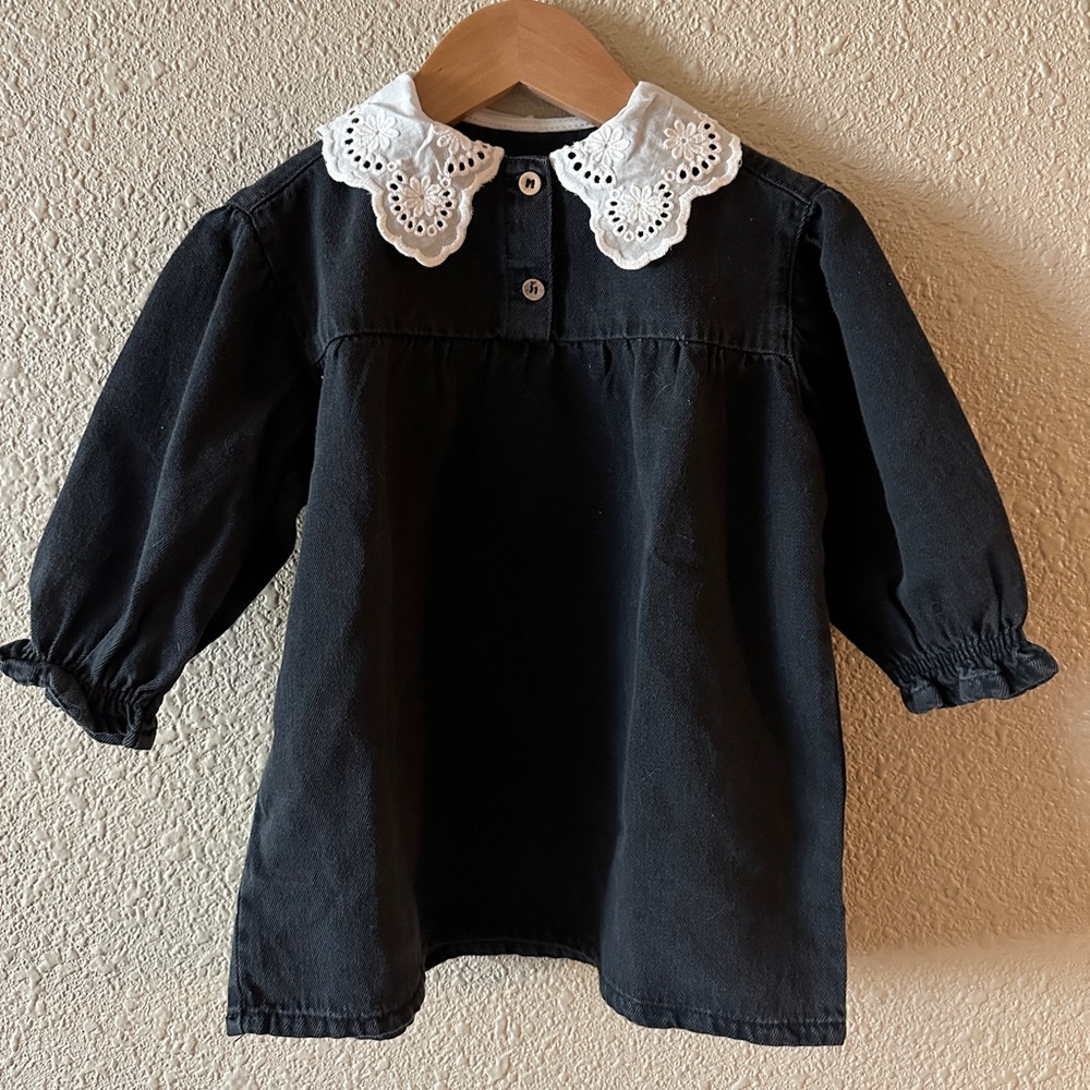 Zara Blue Jeans Dress